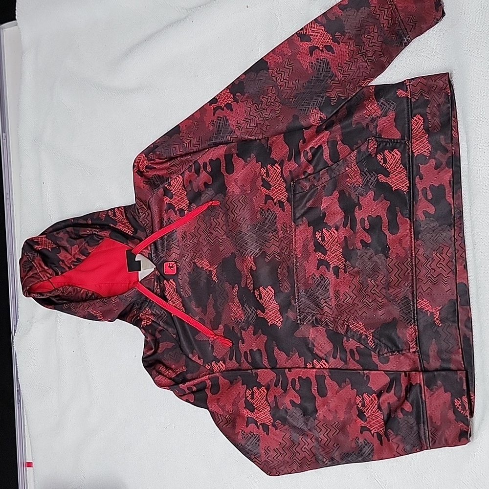 and1 Red Graphic Hoodie
